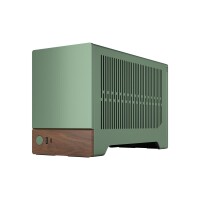 Fractal Design Terra  - Small Form Factor (SFF) - PC - Grün - Mini-ITX - Aluminium - Walnuss - 7,7 cm