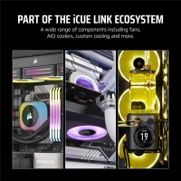 Corsair Lüfter 120*120*25 LX120-R RGB iCUE Link Triple W - Gehäuse-Lüfter