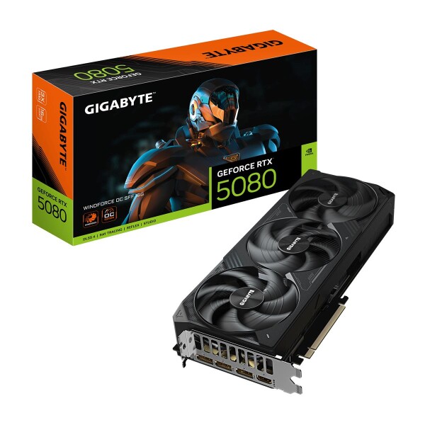 Gigabyte GeForce RTX 5080 WINDFORCE OC SFF 16G - Grafikkarte - PCI-Express