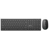 Alogic Echelon BT Wireless Mouse+ Keyboard German Black - Tastatur - QWERTZ - Tastatur - QWERTZ