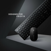 Alogic Echelon BT Wireless Mouse+ Keyboard German Black -...