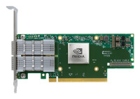 NVIDIA ConnectX-6 InfiniBand, Eingebaut, Kabelgebunden, PCI Express, Faser, 100000 Mbit/s, Grün, Grau
