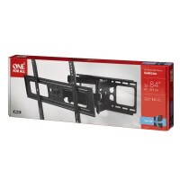 One for All WM 4661 - 81,3 cm (32") - 2,13 m (84") - 200 x 200 mm - 600 x 400 mm - 0 - 20° - Schwarz