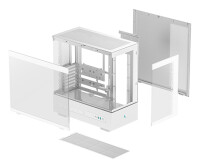 Deepcool CH690 Digital weiss Tempered Glass x 2 - Tower - ATX - Tower - ATX