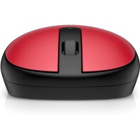 HP 240 Bluetooth-Maus (Empire Red) - Beidhändig - Optisch - Bluetooth - 1600 DPI - Rot