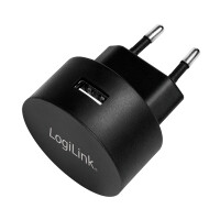 LogiLink USB Steckdosenadapter, 1x USB-Port für Fast...