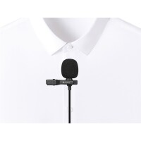 SANDBERG Streamer USB Clip Microphone - Lavalier-/Aufsteckmikrofon - -38 dB - 50 - 18000 Hz - 16 Bit - 48 kHz - 84 dB
