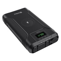 SANDBERG Survivor Powerbank 7in1 76800, 76800 mAh, Lithium-Ion (Li-Ion), Kabelloses Aufladen, 3,6 V, Schwarz