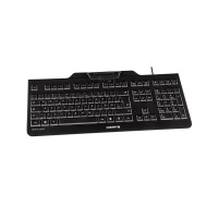 Cherry KC 1000 SC - Tastatur - 1.200 dpi Optisch - 105 Tasten QWERTZ - Schwarz