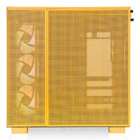 Thermaltake View 380 XL TG ARGB, Midi Tower, PC, Gelb, ATX, micro ATX, Mini-ITX, SPCC, Gehärtetes Glas, Gaming