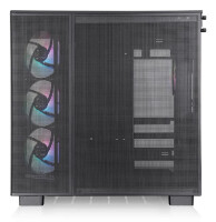 Thermaltake View 380 XL TG ARGB, Midi Tower, PC, Schwarz, ATX, micro ATX, Mini-ITX, SPCC, Gehärtetes Glas, Gaming