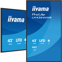 Iiyama ProLite LH4364UHS-B1AG - 43" Diagonalklasse - Flachbildschirm (TFT/LCD) - 109,2 cm