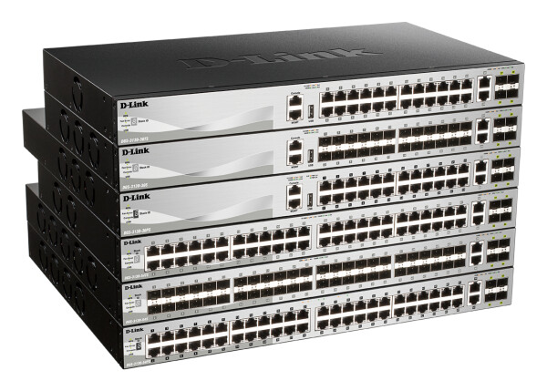 D-Link DGS-3130-30PS/E - Managed - L3 - Gigabit Ethernet (10/100/1000) - Power over Ethernet (PoE) - Rack-Einbau
