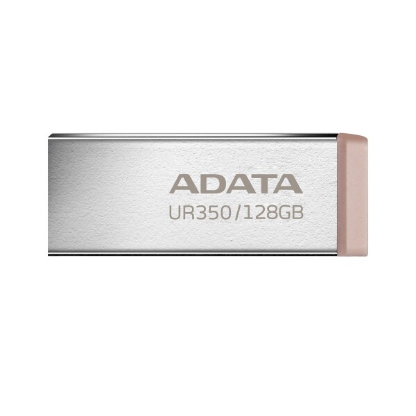 ADATA UR350, 128 GB, USB Typ-A, 3.2 Gen 1 (3.1 Gen 1), 100 MB/s, Ohne Deckel, Braun