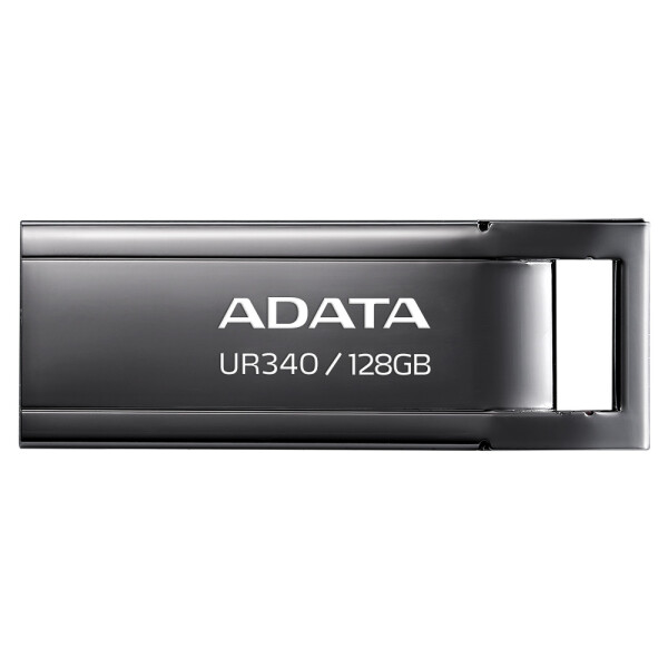 ADATA UR340, 128 GB, USB Typ-A, 3.2 Gen 2 (3.1 Gen 2), 100 MB/s, Kappe, Schwarz