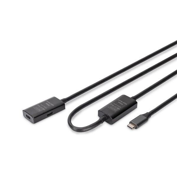 DIGITUS - DA-73109 - Aktives USB-C Verlängerungskabel, 10m