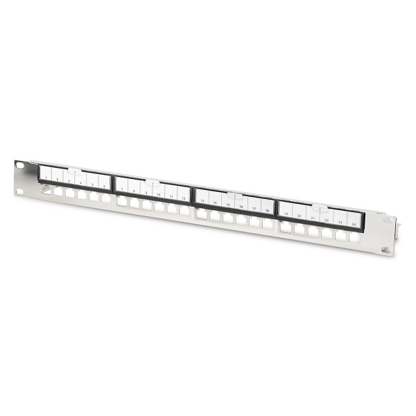 DIGITUS - DN-91411-G - Modulares galvanisiertes Patch-Panel, geschirmt,