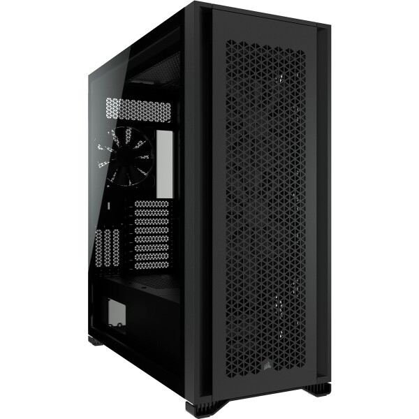 Corsair 7000D Airflow, Full Tower, PC, Schwarz, ATX, EATX, micro ATX, Mini-ITX, Kunststoff, Stahl, Gehärtetes Glas, Gaming