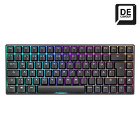 Sharkoon Skiller SGK50 S3 Gaming-Tastatur Gateron Yellow schwarz - Tastatur - 85 Tasten