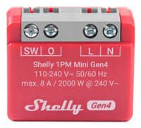 Shelly 1PM Mini Gen4 Funk-Schalter