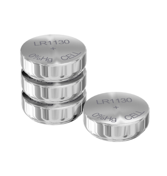 Gembird EG-BA-LR1130-01, Einwegbatterie, LR1130, Alkali, 1,5 V, 4 Stück(e), 52 mm