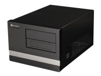SilverStone SG02-F, Small Form Factor (SFF), PC, Schwarz, micro ATX, Acryl, SECC, Heimbüro