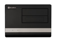 SilverStone SG02-F, Small Form Factor (SFF), PC, Schwarz, micro ATX, Acryl, SECC, Heimbüro