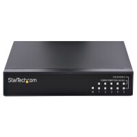 StarTech.com Unmanaged 2.5G Switch - 5 Port Gigabit Switch - 2.5GBASE-T Unmanaged Ethernet Switch - Ethernet Splitter - Din Rail oder Wandmontage - Multi-Gigabit - Auto-MDIX - 9K Jumbo - Unmanaged - 2.5G Ethernet (100/1000/2500) - Vollduplex - Wandmontage