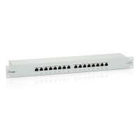 Equip Patch Panel - Hellgrau, RAL 7035 - 1U