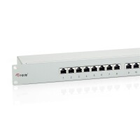 Equip Patch Panel - Hellgrau, RAL 7035 - 1U