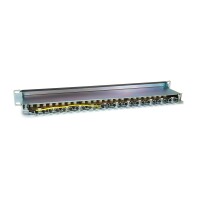 Equip 24-Port Cat.6A Geschirmtes Patch Panel - Schwarz -...