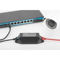 DIGITUS Gigabit Ethernet PoE+ Repeater, 802.3at, 22 W