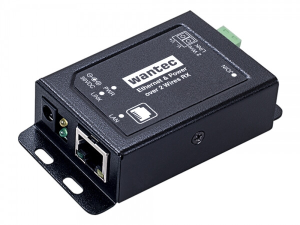 WANTEC 5720 - Schnelles Ethernet - 10,100 Mbit/s - 10/100 - IEEE 802.3af - IEEE 802.3at - Voll - Halb - Schwarz