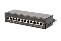 DIGITUS Desktop CAT 6A, Klasse EA Patch Panel, geschirmt,...