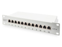 DIGITUS CAT 6A Patch Panel, geschirmt, 12-Port, 1HE,...