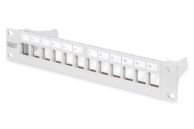 DIGITUS Modulares Patch Panel, 12-Port