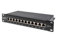 DIGITUS CAT 6A Patch Panel, geschirmt, 12-Port, 1HE,...