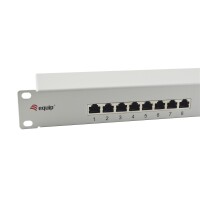 Equip 16-Port Cat.6 Ungeschirmtes Patch Panel - Hellgrau...