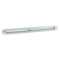 Equip Patchpanel 24x Cat6A 19" FTP 1HE Keystone...