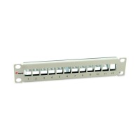 Equip Patchpanel 12x Cat6A 10" FTP 1HE Keystone...