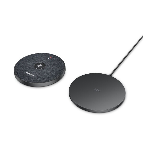 Yealink VCM36 - Konferenzmikrofon - 6 m - Kabellos - Schwarz - 802.11b - 802.11g - Wi-Fi 4 (802.11n) - Wi-Fi 5 (802.11ac) - 128-bit AES - WPA-PSK - WPA2 - WPA2-PSK