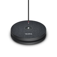 Yealink VCM36 - Konferenzmikrofon - 6 m - Kabellos - Schwarz - 802.11b - 802.11g - Wi-Fi 4 (802.11n) - Wi-Fi 5 (802.11ac) - 128-bit AES - WPA-PSK - WPA2 - WPA2-PSK