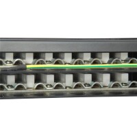 Equip 48-Port Cat.6 Geschirmtes Patch Panel - Schwarz - RJ-45 - Cat6 - Schwarz - Rackeinbau - 1U - RoHS