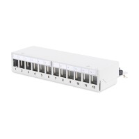 DIGITUS Modulares Desktop Patch Panel, geschirmt, 12-Port