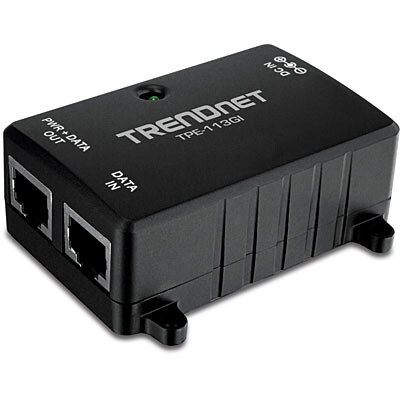 TRENDnet TPE-113GI, Gigabit Ethernet, 10,100,1000 Mbit/s, 10Base-T, 100Base-TX, Leistung, 48 V, 100 - 240 V