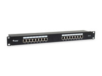 Equip Cat.6 Geschirmtes Patch Panel - Schwarz -...