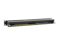 Equip Cat.6 Geschirmtes Patch Panel - Schwarz -...