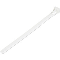 StarTech.com Kabelbinder - 152x3 mm - wiederverwendbar - lösbare Nylonbinder - 22 kg Zugfestigkeit - Innen- und Außenbereich - 94V-2/UL - weiß - 100 Stück - Lösbarer Kabelbinder - Nylon - Kunststoff - Weiß - 3,5 cm - V2 - -40 - 85 °C