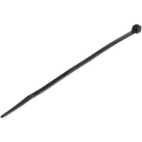 StarTech.com 15 cm Kabelbinder - 3 mm breit, 39 mm Bündeldurchmesser, 18 kg Zugfestigkeit, selbstsichernde Nylon-Kabelbinder mit gebogener Spitze, 94V-2/UL geprüft, schwarz, 1000 Stück, Lösbarer Kabelbinder, Nylon, Kunststoff, Schwarz, 3,6 cm, V2, -40 - 8