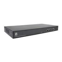 LevelOne Gigabit WLAN-Controller für bis zu 256 APs - Schwarz - Metall - Aktivität - Link - Leistung - 512 MB - 16 MB - 10,100,1000 Mbit/s